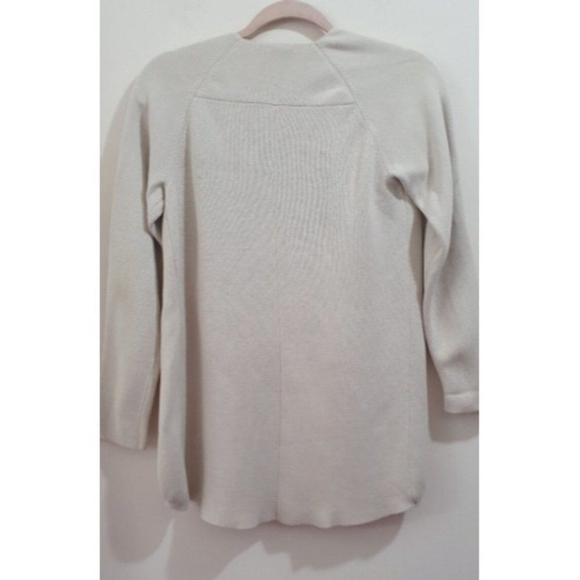 Eileen Fisher Silk Organic Cotton Open Cardigan/Jacket Size S - Picture 4 of 9